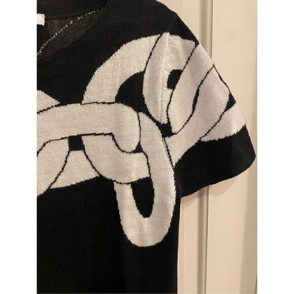 Diane von furstenberg New Kivel Chain Wool Sweater Dress size small - Picture 3 of 9